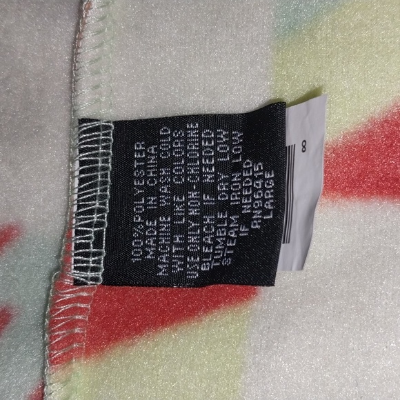 Massive Outdoors Woman's Large Full Zip Fleece Hooded Jacket. Multicolor - Picture 7 of 8